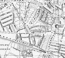 map of area in 1900